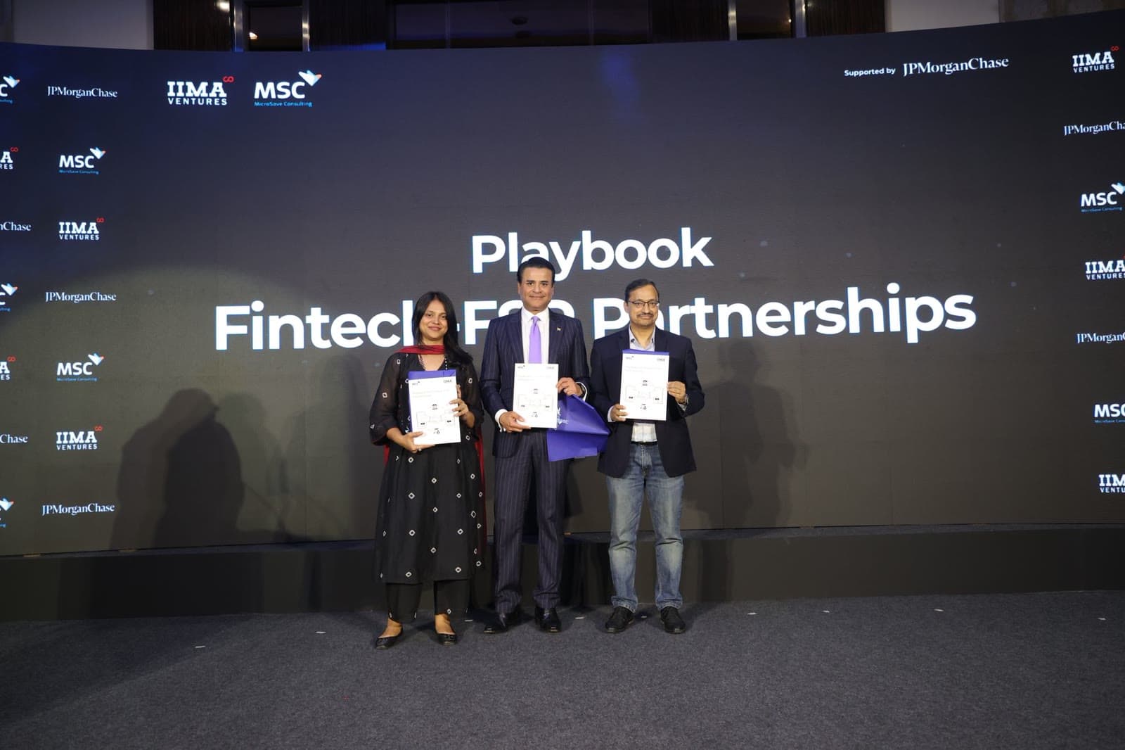 Launch of the Fintech-FSP Partnerships playbook on stage